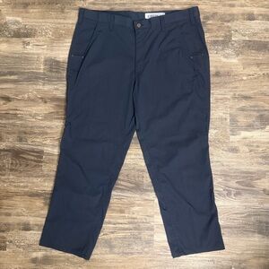 Carhartt Men's Navy Blue Relaxed Fit Work Pants Size 38x30
